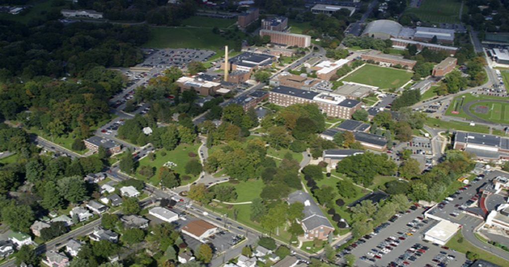 Aerial view of East Stroudsburg University